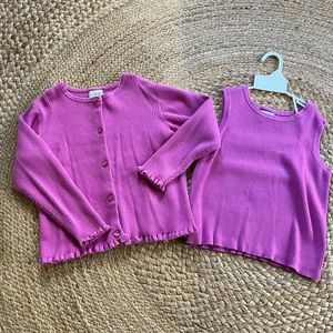 Talbots Kids Sweater Set, 6X